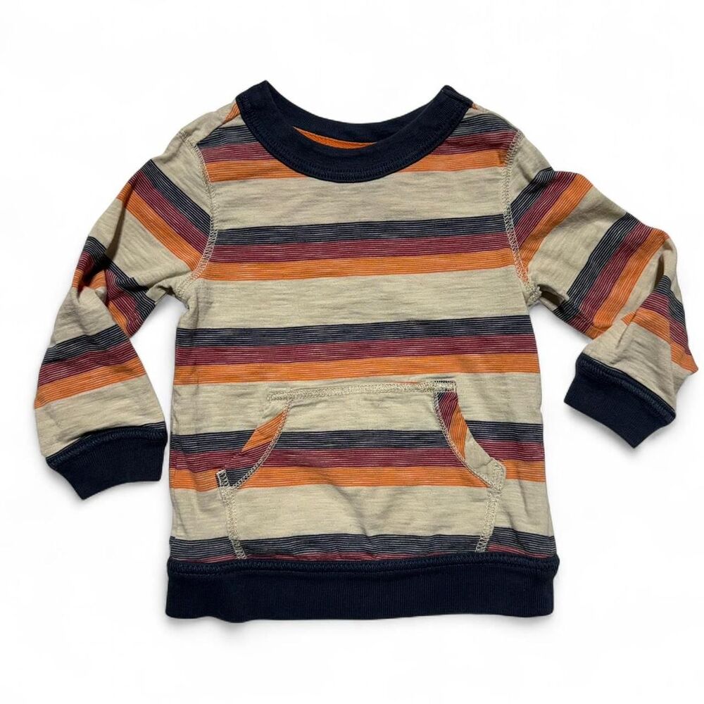 Genuine Kids from OshKosh Striped Long Sleeve Pocket‎ Shirt 2T